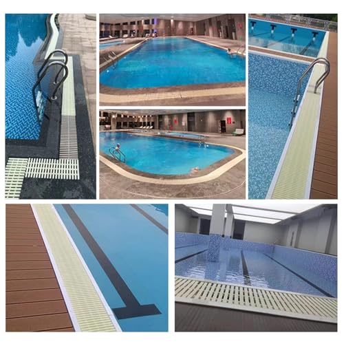 Grille de drainage pour piscine et solution trop-plein de caniveau - 8
