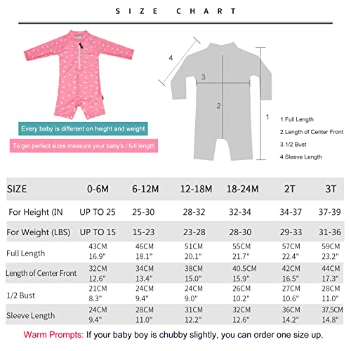 WeVSwe Costume da Bagno per Bambina UPF 50+