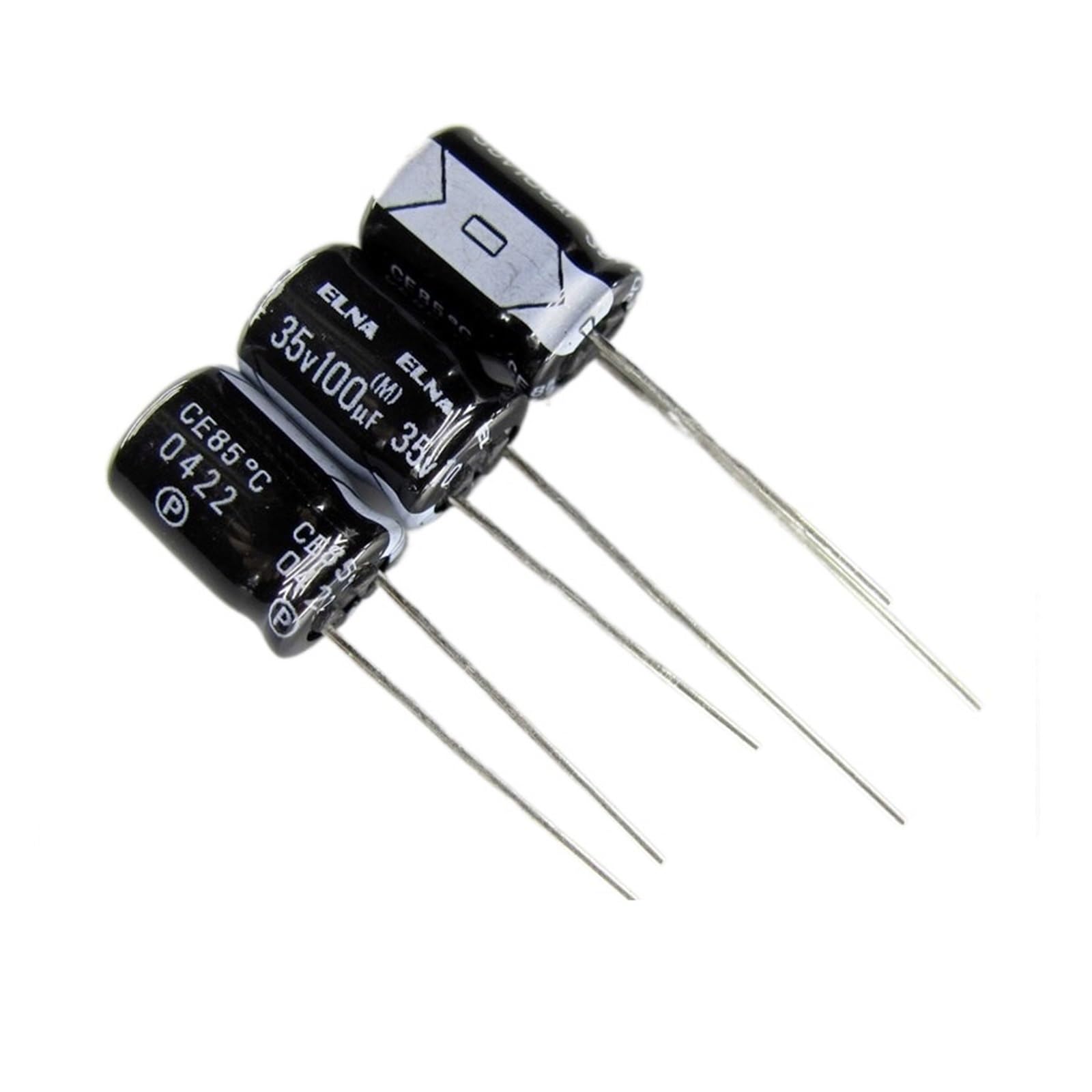 Condensateur électrolytique 100uF 35V Audio pour filtre de haut-parleur et préampli