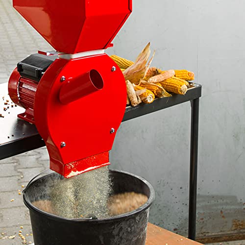 Miniatura 7 de Eberth Molino De Cereales Eléctrico - Con Potente Motor Eléctrico De 1100 Vatios, Rendimiento De 240 Kg H, Triturador Con Afilada Cuchilla De Acero Inoxidable, Para El Montaje En Mesa, Molino Harina