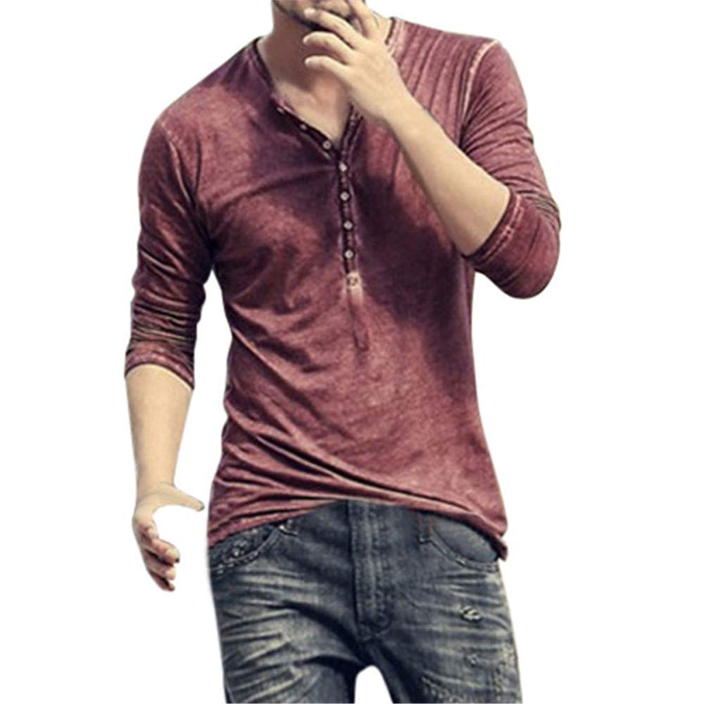 Viahwyt Mens Autumn Casual Vintage 