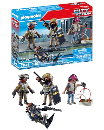 PLAYMOBIL City Action 71146 Fuerzas Especiales - Set Figuras, un