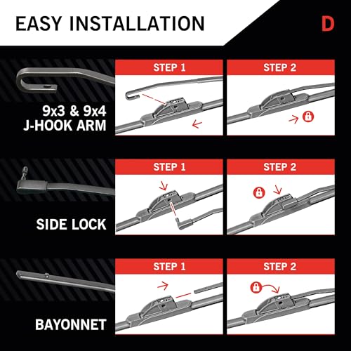 Image of TRICO Gold 22 inch + 22 inch Premium Automotive Replacement Windshield Wiper Blades (Set of 2), Passenger and Driver Side All-Weather Beam Wiper Blades for Select Vehicle Models