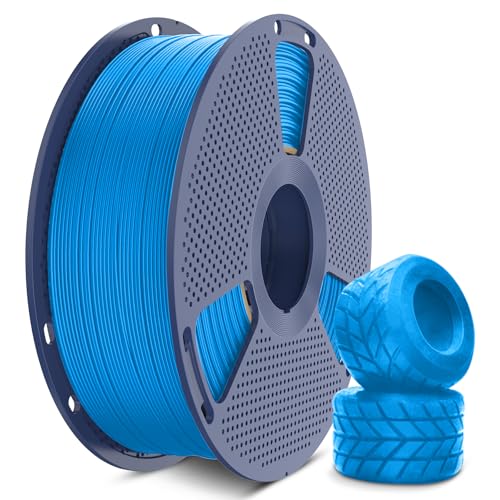 Image of SUNLU TPU 3D Printer Filament 1.75mm, High Speed 95A TPU Filament, 1KG Flexible 3D Filament for Fast Printing, Dimensional Accuracy + /- 0.03mm, Suitable for Most FDM 3D Printers. (Azure)