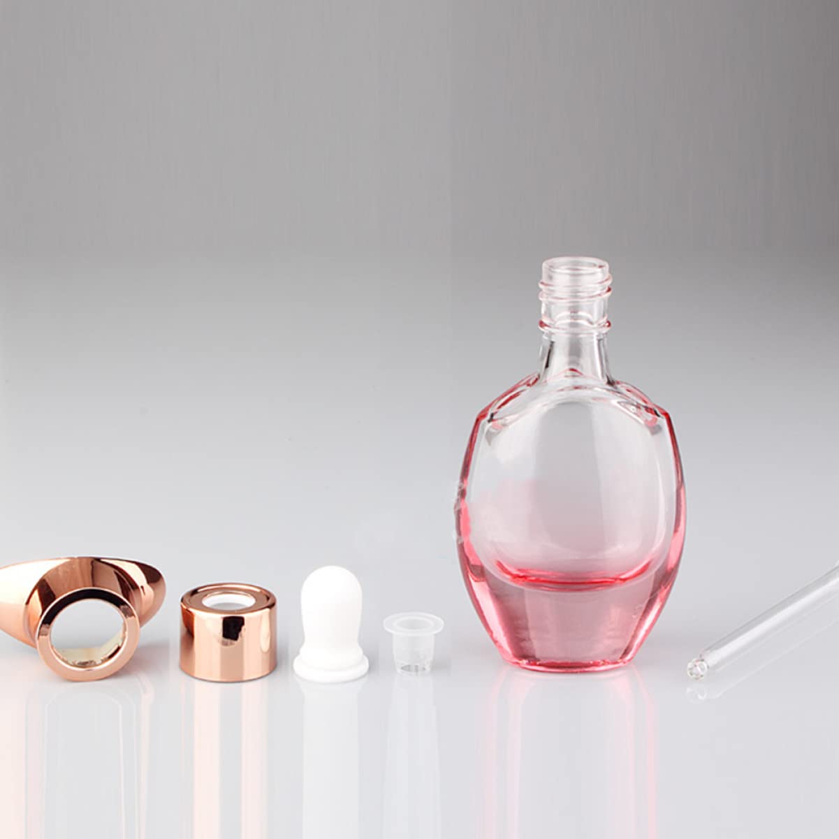 30ml Rollerflaschen Dropper 5er Set Leere Ölflaschen Für Unterverpackungen Praktische Reiseflasche