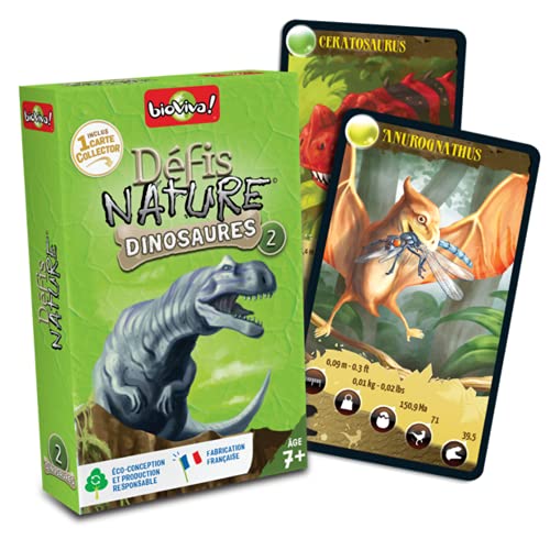 BIOVIVA - Défis Nature - Dinosaures 2 - Jeu de société ludique dès 7 ans - 2280112