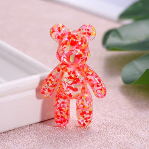 Image of Pocket Bear Hug - Anxiety & Stress Relief Gift, Autism Fidget, Comforting Back to School Gift for Son, Daughter - Red