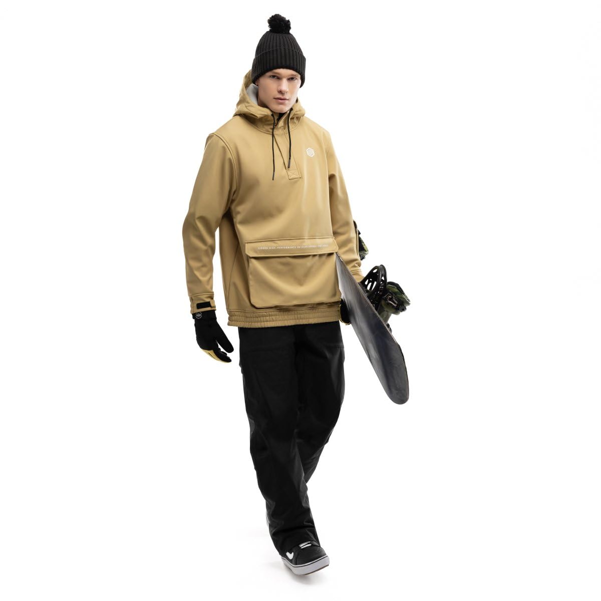 SIROKO - Veste de Snowboard avec Poche Kangourou W3 Kamui