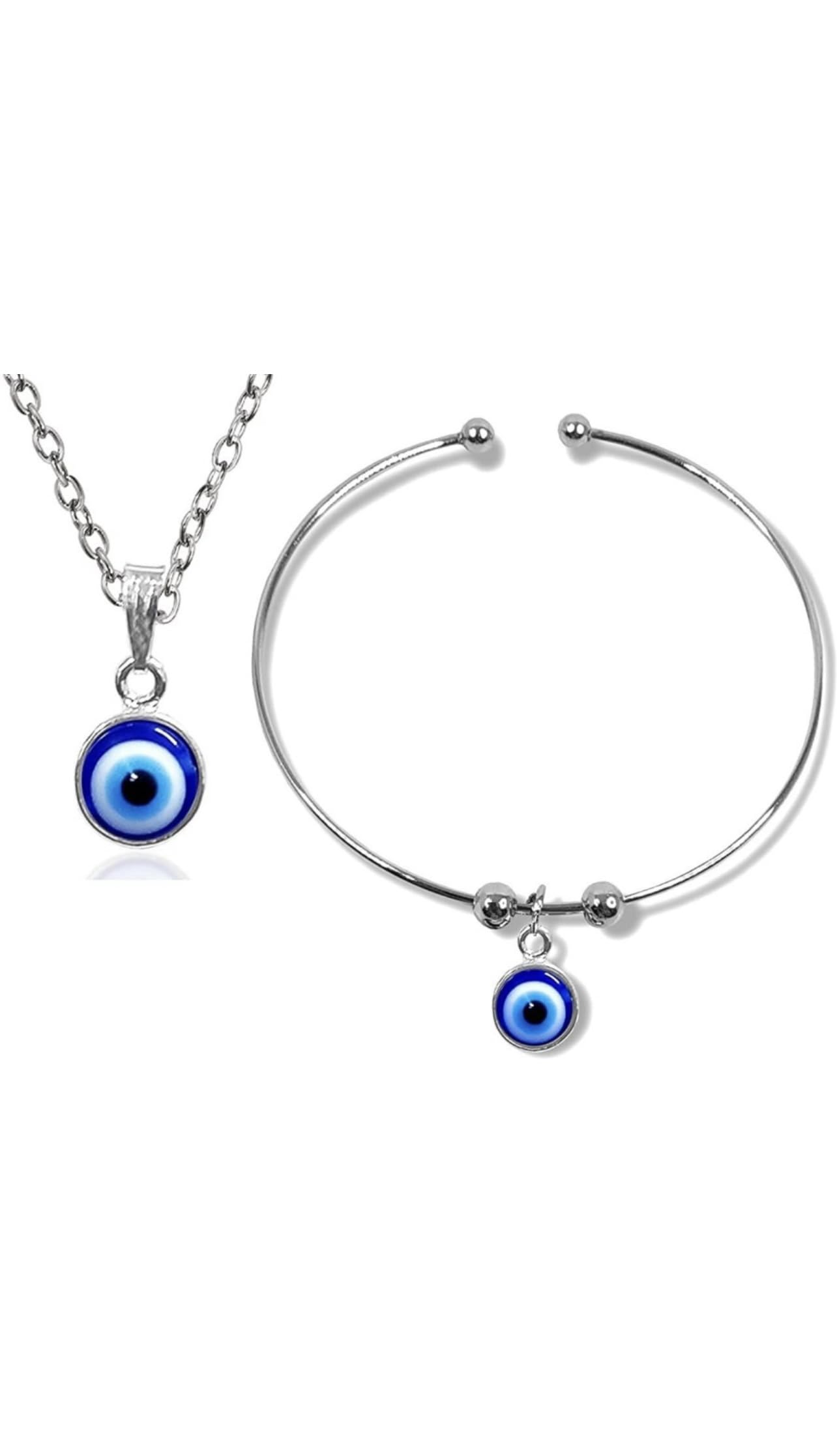 See full amazon price history chart for RSVP Creations Silver Evil Eye Chain and Evil Eye Bracelet (pack of 2) RSVP Creations Silver Evil Eye Chain and Evil Eye Bracelet (pack of 2) (B0CTXJ3WSF) Amazon Price History, Amazon Price Tracker