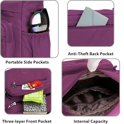 Image of MOCA Womens Nylon Crossbody Sling Bag for Women - Lightweight, Durable, Stylish Shoulder Bag for Teens, Women Office, Travel & Everyday Use