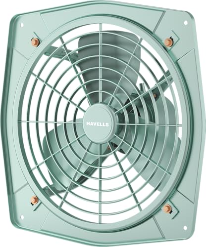 Image of Havells Ventil Air DSP 300mm Exhaust Fan | Strong Air Suction, Rust Proof Body |Suitable for Bathroom, Kitchen, and Office| Warranty: 2 Years | (Pack of 1, Pista Green)