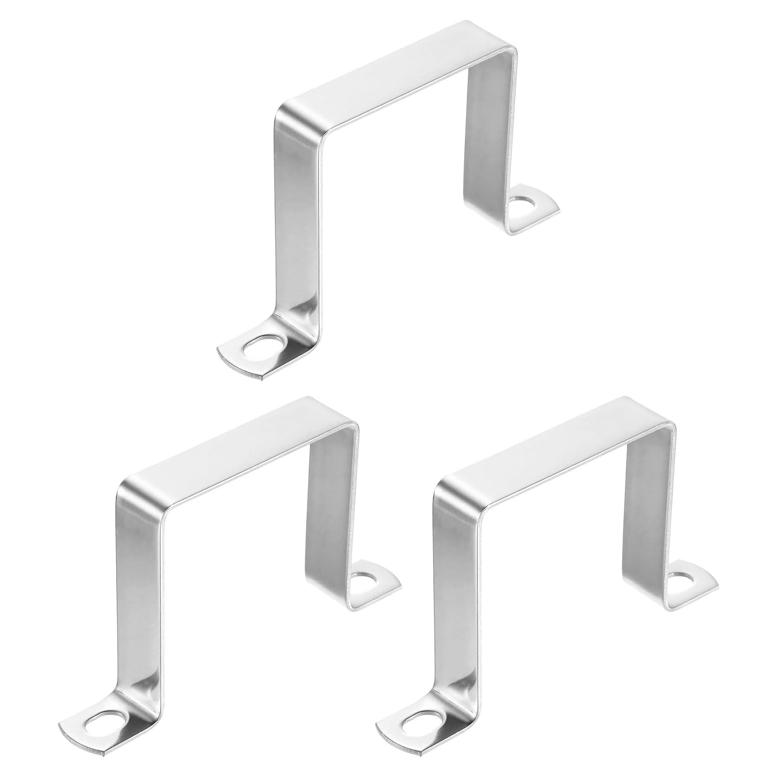 Support de connexion en forme de U 70x70mm pour barre fermée de cabanon en acier inox 304