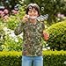 HUIACONG Camo Boys Golf Shirts for Age 5-6 Kids Cool Undershirts for Preschool Children Long Sleeve Sweatshirts with Button Sweater for Picnic