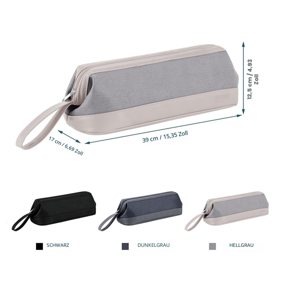 BAQRAXIA Reisetasche für Dyson Airwrap Glätteisen, Travel Bag for Dyson Supersonic Hair Dryer, Tasche für Shark FlexStyle Föhn Haartrockner, Hellgrau (Hellgrau)