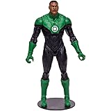 McFarlane Toys DC Multiverse Green Lantern John Stewart Endless Winter 7" Action Figure with Build-A Frost King Piece and Accessories