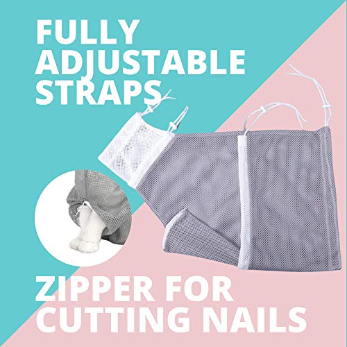 Fidelis-Cat-Bathing-Bag-with-Calming-Muzzle-Kitty-Cleaning-Shower-Bag-Adjustable-Anti-Bite-and-Anti-Scratch-Grooming-Bag-Nail-Trimming-Injection-Taking-Medicine