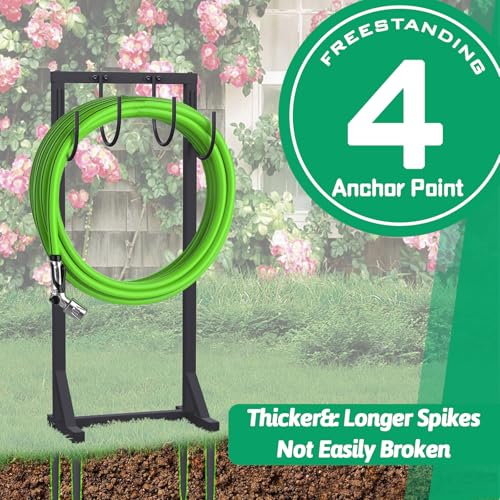 43 COZEER Freestanding Metal Garden Hose Holder Stand (Black) 14.14 + Free Shipping w/ Prime or on 35+ + 40% Off Code 01277MWX - image 2
