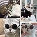 2pcs Random Color Small Cat Kitten Glasses Pet Glasses Dog Sunglasses Pet Supplies Kittens Pet Sunglasses 3 cm/1.1 Inch Cosplay Costume Photos Props
