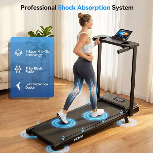 Image of FUNMILY 3.5HP Walking Pad Incline Treadmill with Desk & Handle Bar, Heavy Duty 350 lbs Weight Capacity Portable Treadmill for Home and Office, Remote Control & LED Display