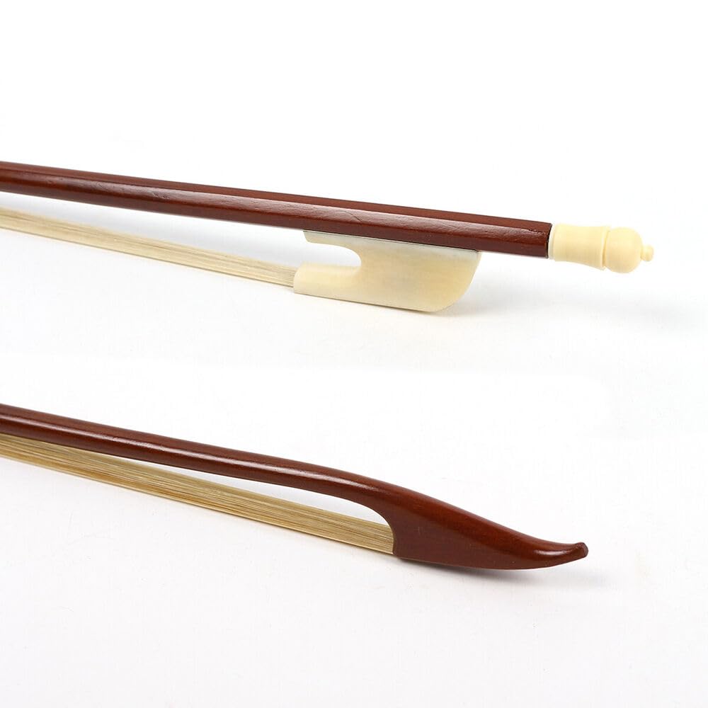 Advance Archetto per violino 4/4 Full Size Brasile Bovino Bone Frog Natural Bow Hair Barocco Archi per violino