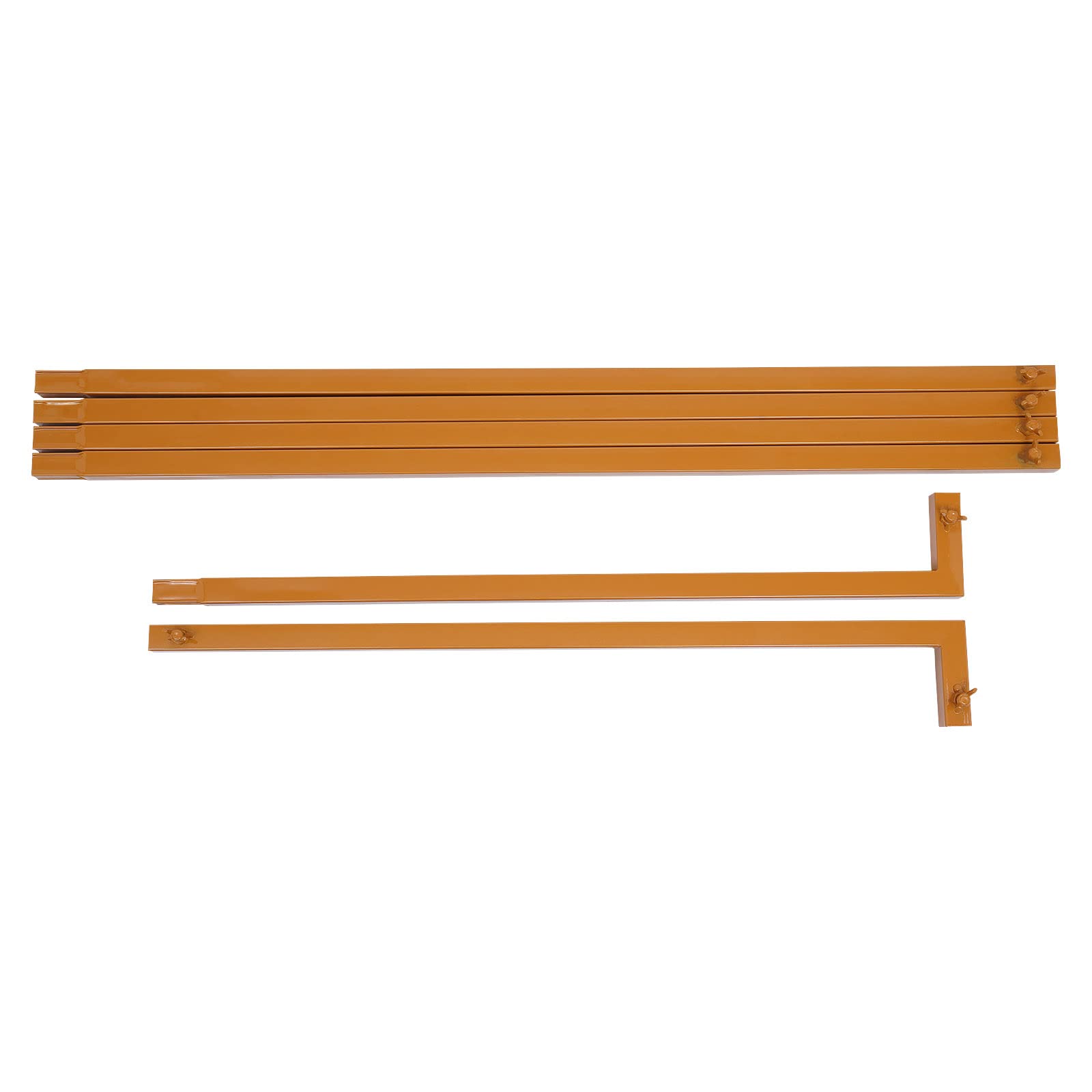 Arco quadrato per matrimonio, supporto per fogli di nozze, supporto in metallo dorato, 2 x 1,5 m
