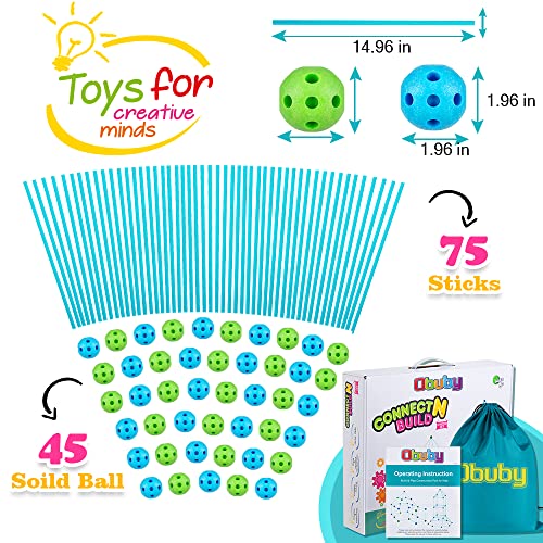Obuby 1902057 Kids Fort Building Kit 120 Pieces Construction Stem Toys thumb #4