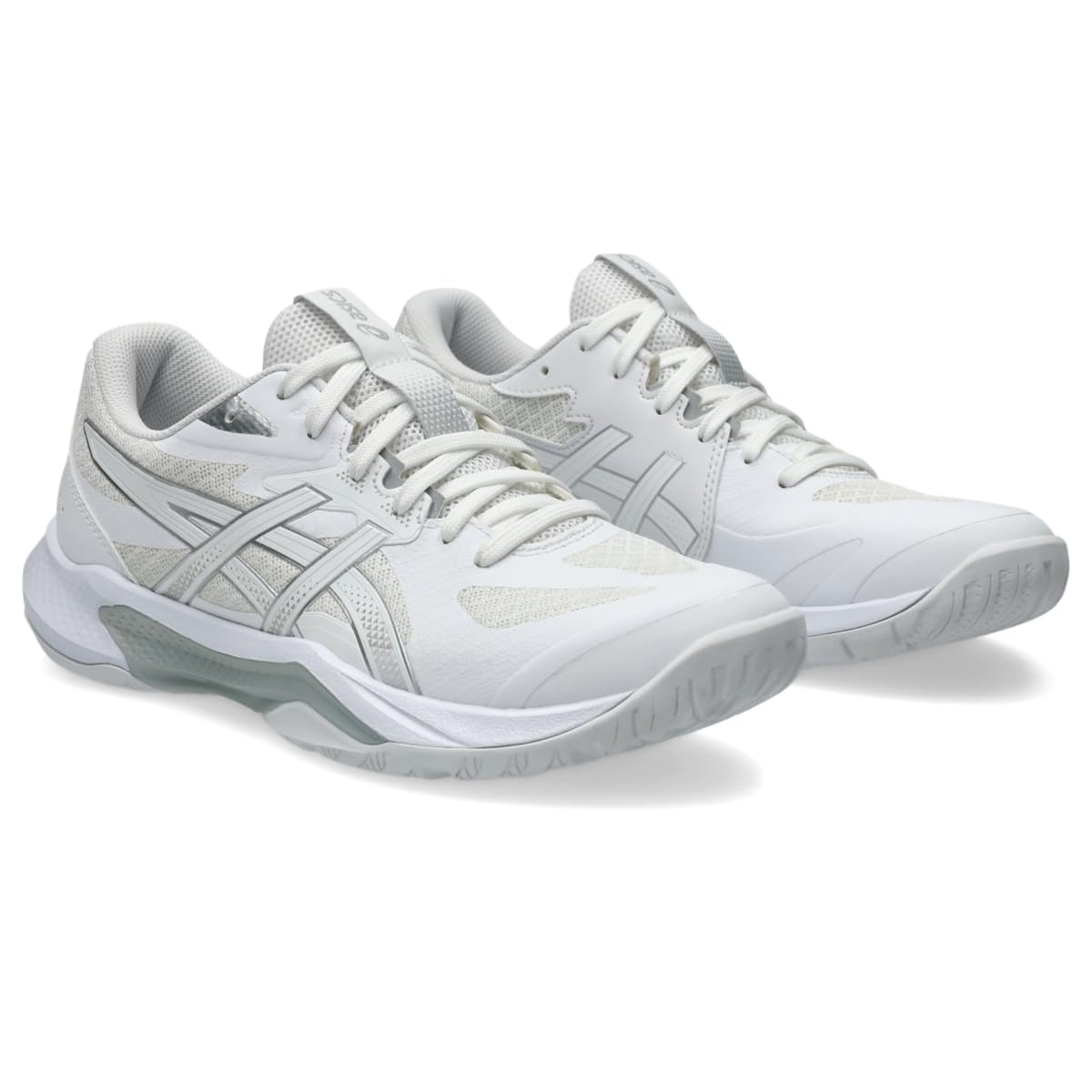 ASICS Women's Gel-Tactic 13 Volleyball Shoes, 6.5, White/Pure Silver