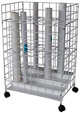 21" W Roll File, White