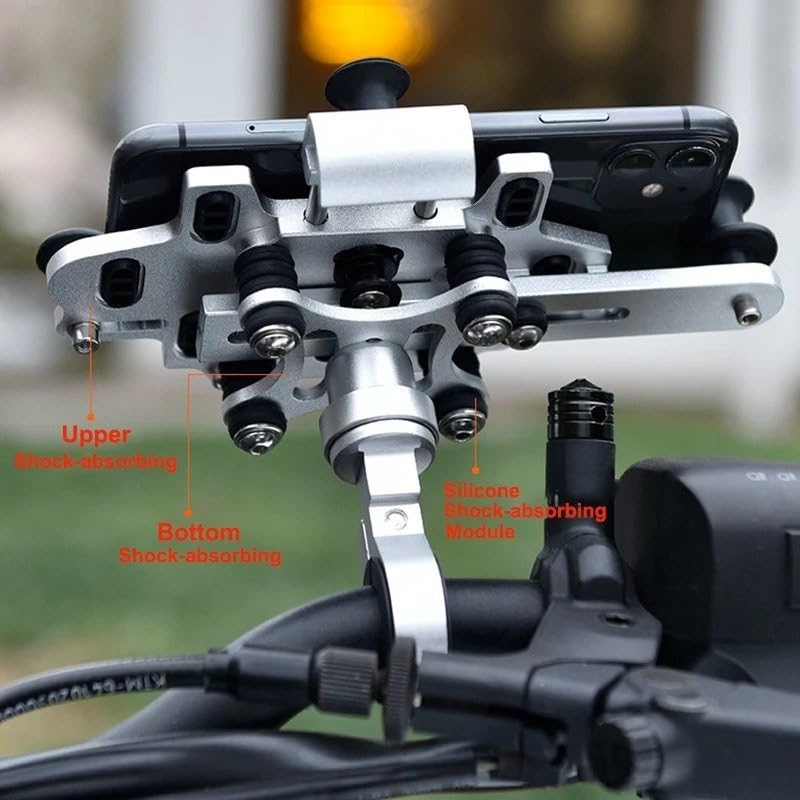 Support navigation moto et vélo universel rotatif à 360° - 5