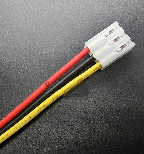 Davitu CH3.96 Single Head Wire Coloured Line Connection 2P 3P 4P 5P 6P 8P Terminal Cable 30cm The Other End Tin Plating 100pcs - (Pins: 4P)