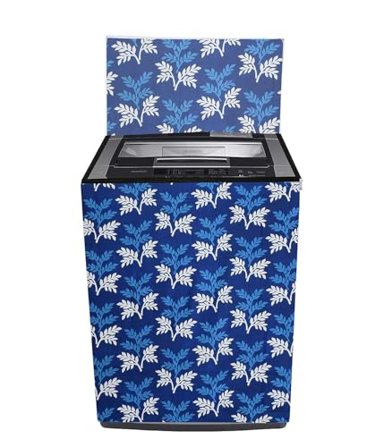 Image of Top Load Fully Autometic Washing Machine Cover Compatible With ifb samsung bosch whirlpool haier lg and All Brand Universal Size 7kg | 7.5kg | 8kg(Blue)