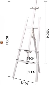 Amazon | イーゼル 木製 イーゼル 150CM 高さ調節可能 スケッチ