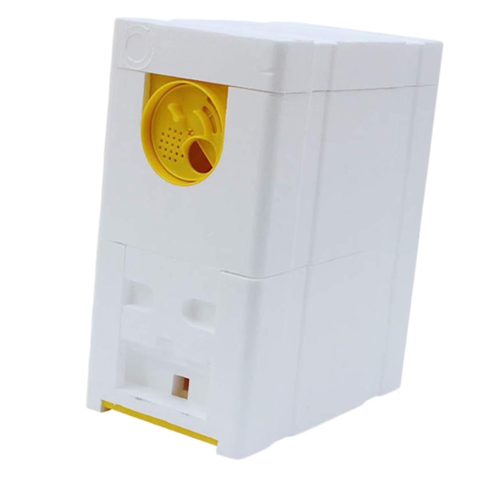 Boîte à Reines, Matériel Apicole Portable, Mini de Fécondation pour Balcon et Jardin, Jaune