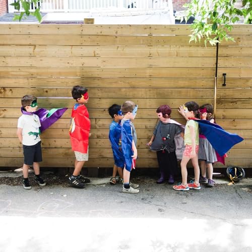 Disfraz infantil con capa y máscara unisex talla única miniatura 4