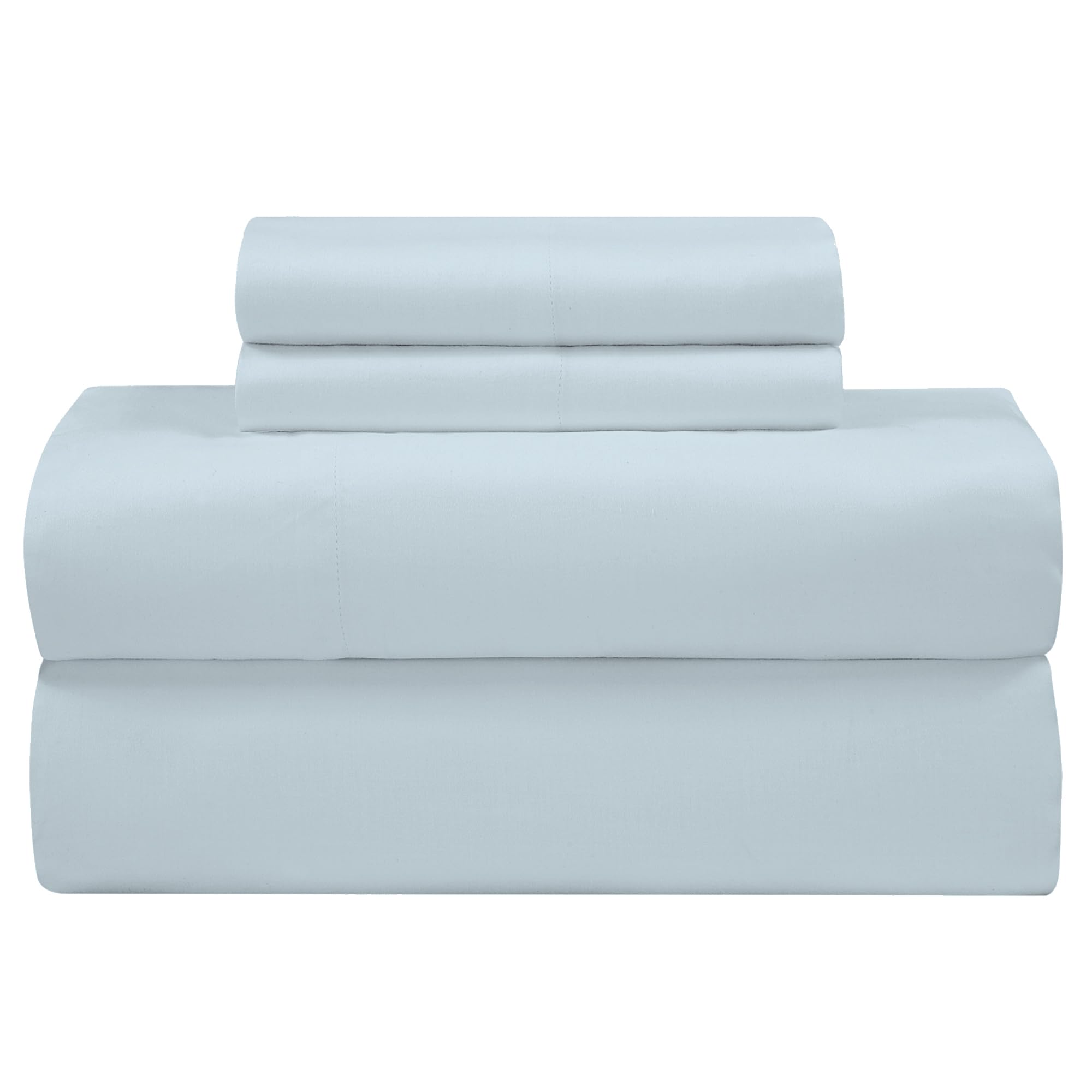 Photo 1 of **Similar item**
ROYALE LINENS 300 Thread Count 100% Long Staple Combed Cotton Striped Sheet Set - 3 Piece Twin Bed Sheets - 1 Fitted, 1 Flat & Pillow case -Soft Cool & Crisp Sheet Set (Twin, White Multi Stripe)