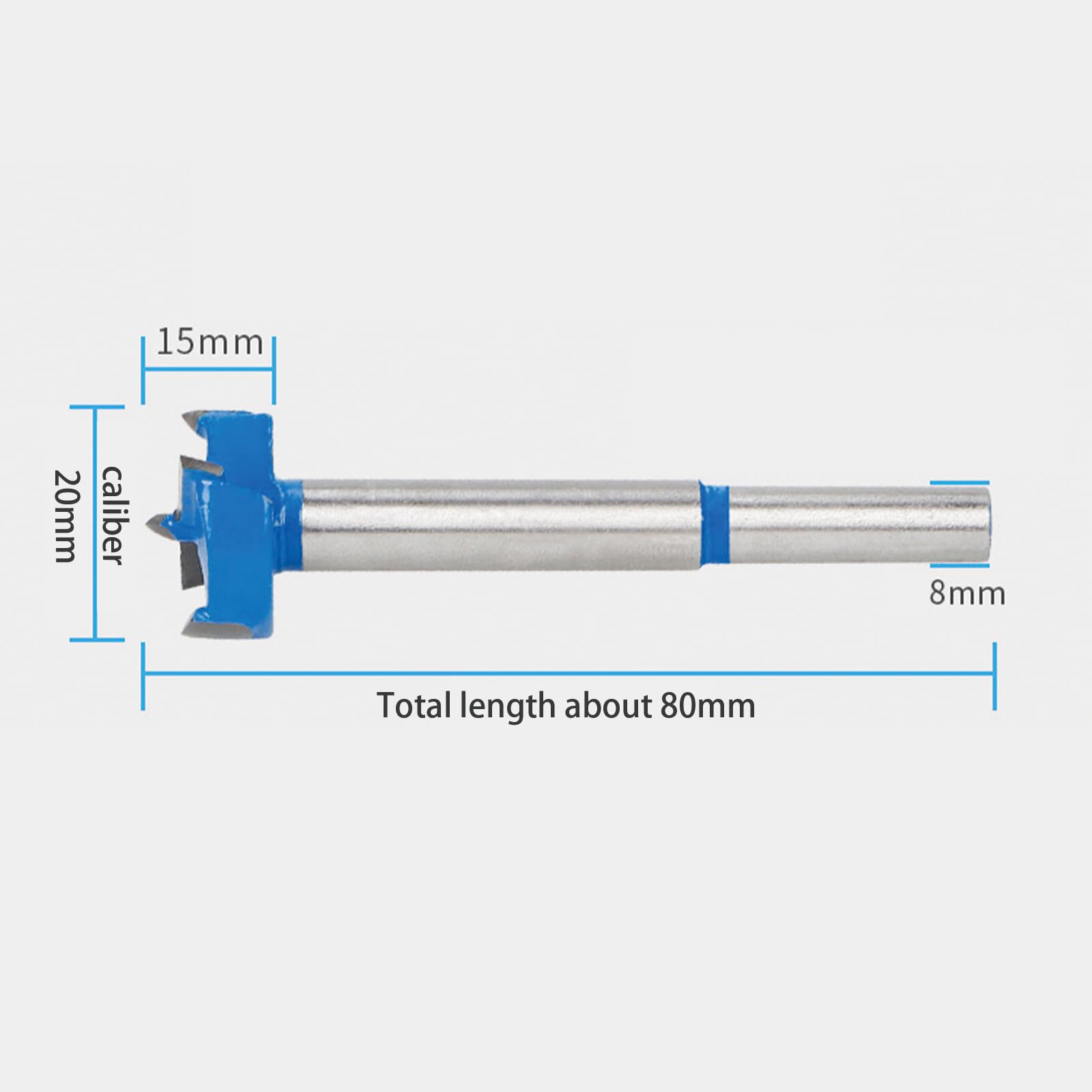 20mm Forstner Bit, Round Shank Woodworking Hole Saw - Image 2