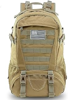 Jueachy Military Tactical Backpack Molle Waterproof, Multifunctional Army Assult Rucksack for Mens & Womens, 30L 45L Large Capacity Backpack, for Trekking Hiking Travel Camping Mountaineering School