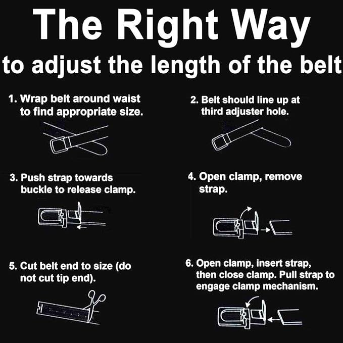 Image of MARETTO Black Leather Belt for Men with Automatic Ratchet Buckle | Adjustable Formal & Casual Belt for Men | Stylish Full Black Waist Belt for Office, Jeans & Trousers