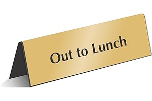 SmartSign Out to Lunch Desk Sign: Enhance Guest Convenience and Professionalism