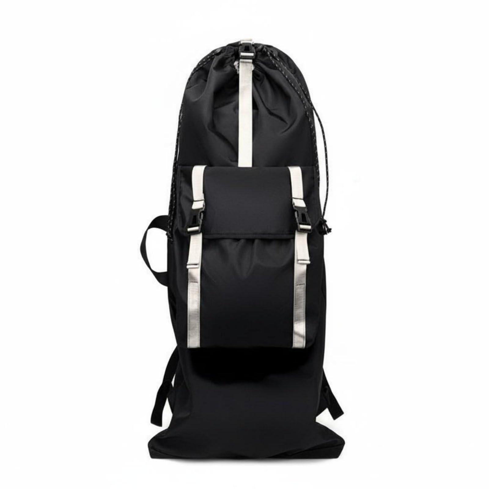 Skateboard Tragetasche Skateboard Tasche Longboard Beutel Rucksack mit Reflektierenden Streifen aus Oxfordgewebe Wasserabweisend mit Außentasche Und