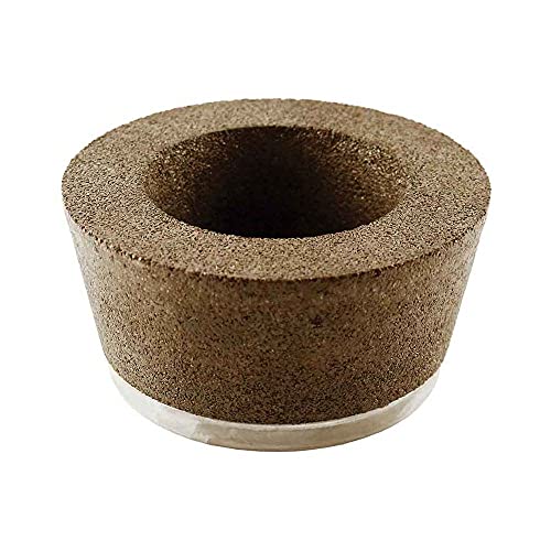 Abracs SKCS075S Lot de 10 pierres liées en résine de pierre 76 mm x 40 mm x M14 Cover