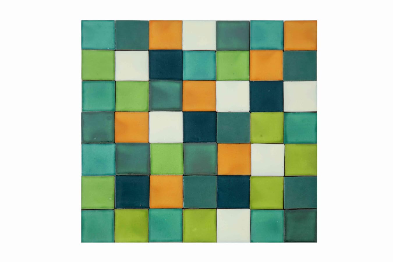 Azulejos de colores mexicanos de cerámica Verdito - Mosaico de cerámica mexicana, mosaico de cerámica mexicana para cocina, baño, ducha, pared posterior de la cocina, un paquete de 120 azulejos 5 x 5