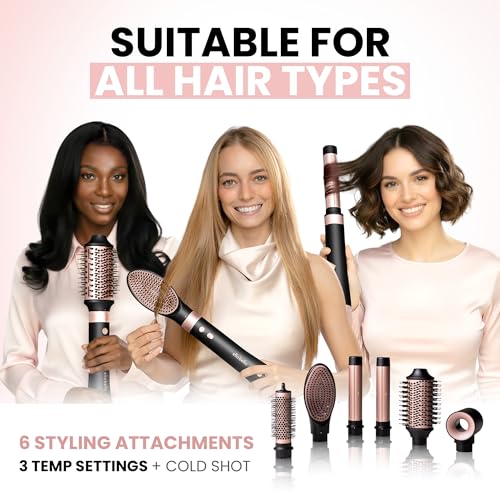 ELLA BELLA 6-in-1 Auto-Wrap Air Styler with Travel Case — view 6