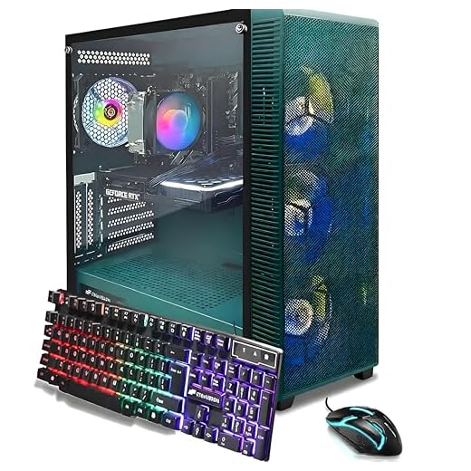 STGAubron Gaming PC Desktop, GeForce RTX 3060 Ti 8G, AMD Ryzen 7 5700X up to 4.6G, 32G DDR4, 1T SSD, 600M WiFi, BT 5.0, RGB Fan x 4, Windows 11 Home