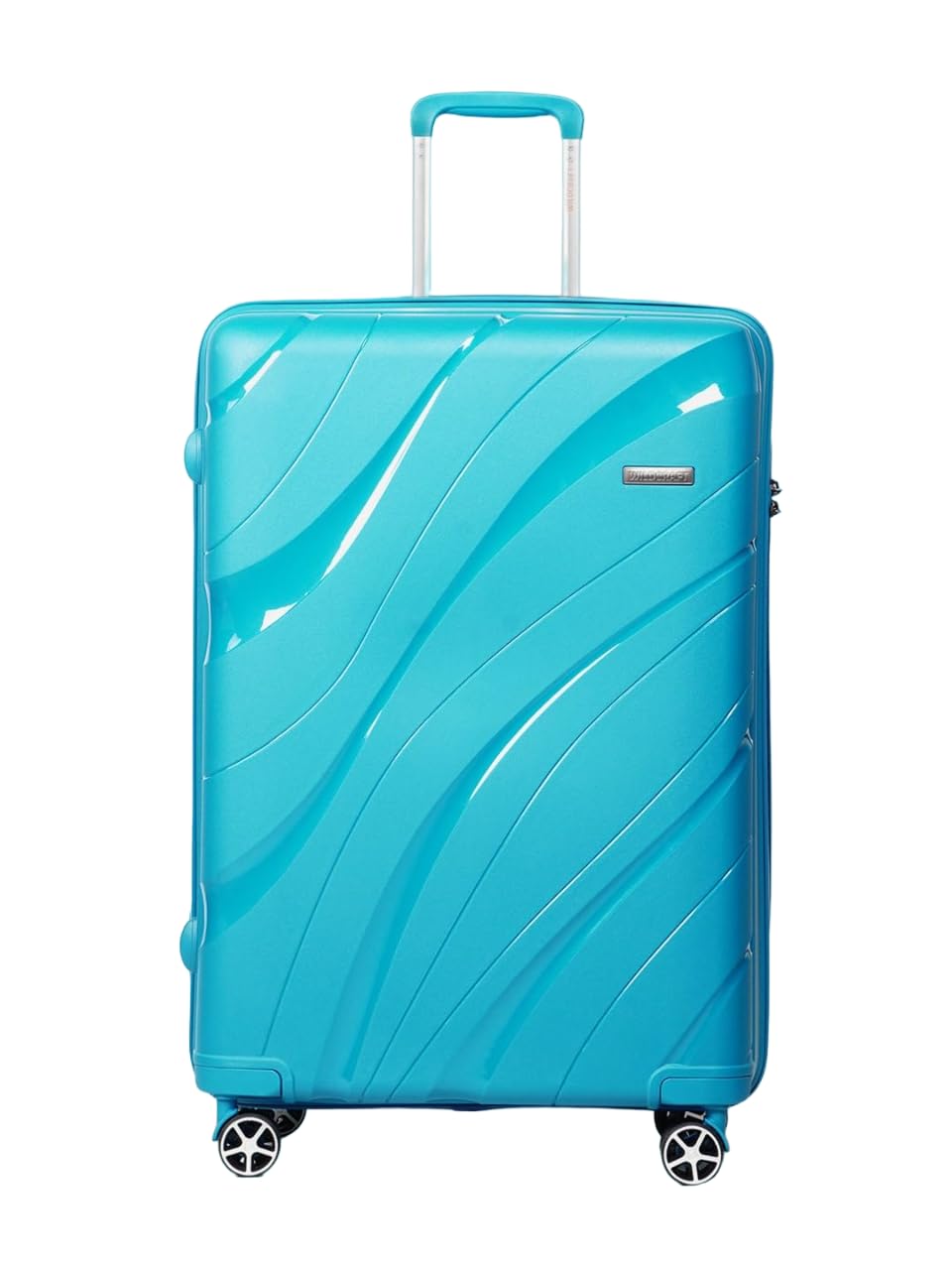 Agena Hard Trolley Suitcase Marine_Blu : Large (12430)-image-49