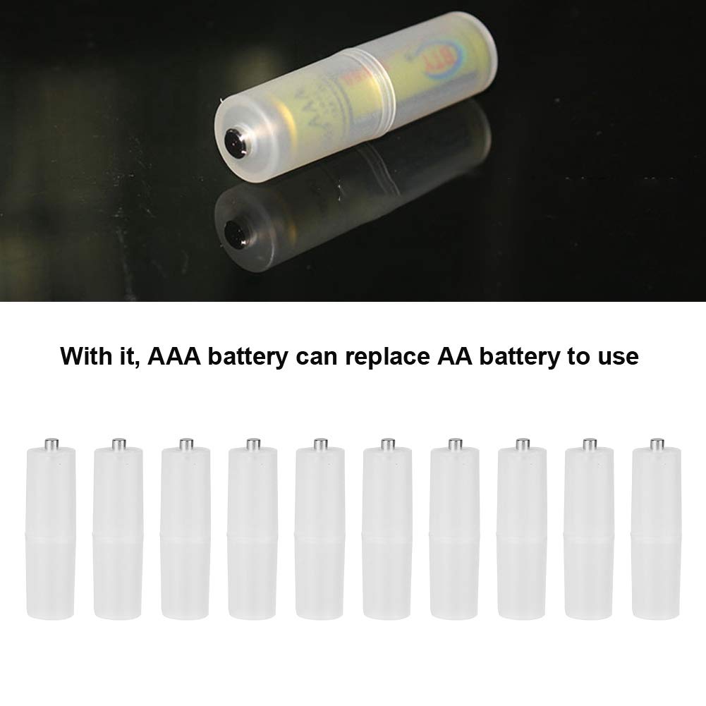 Adattatore per batteria da AAA a AA convertitore batteria AA trasparente