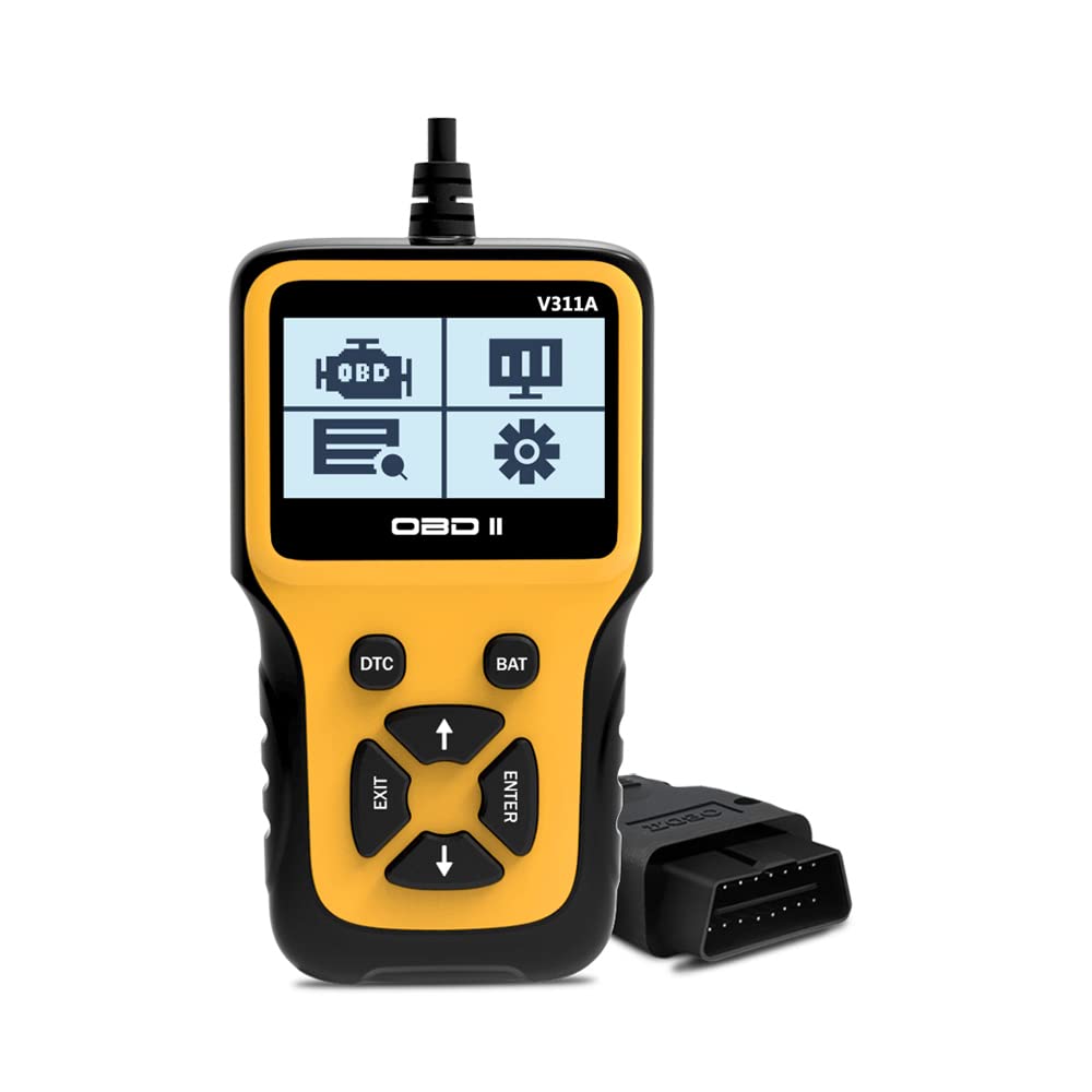 Test della Tensione della Batteria del Rilevatore di Guasti dell' Auto Riloer, Lettore di Codice Diagnostico della Luce di Guasto del Motore OBD2 Universale
