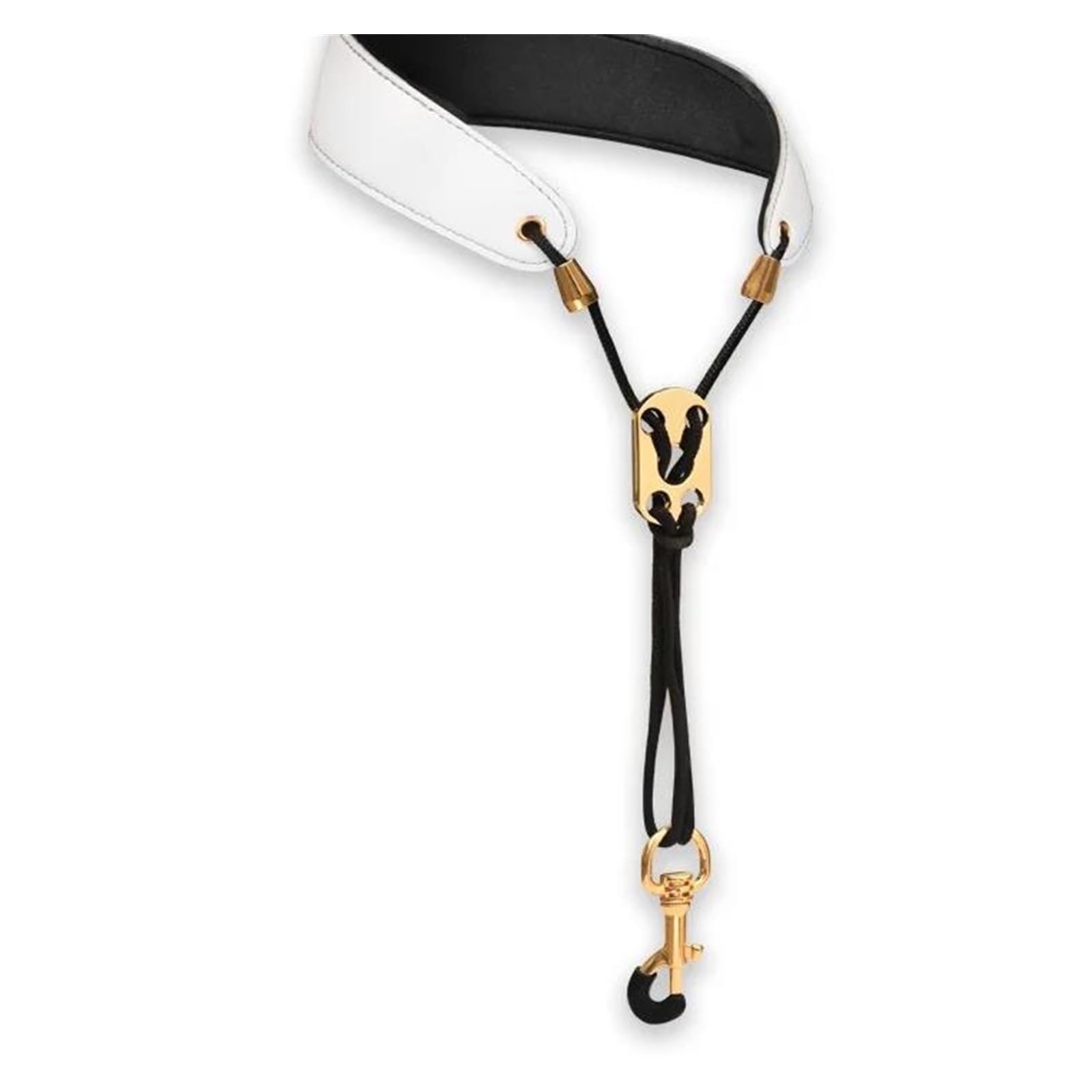 Saxophone Accessoires Kit Sangle De Cou Universelle Pour Saxophone Réglable, Ceinture De Harnais Épaisse Rembourrée, Accessoires D'instruments Pour Saxophone Tenor (Color : White)