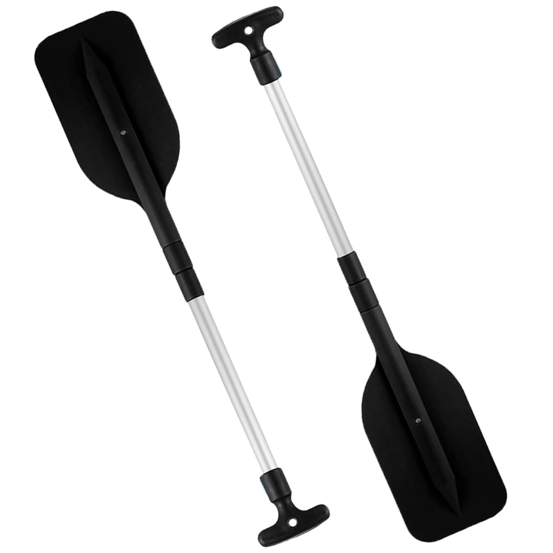 Remo telescópico para kayak 2 piezas con cuchillas de plástico mango en T