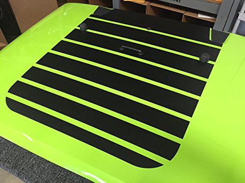 Striped Wrangler Hood Blackout Fits Jk Models 2007-2018 Includes Install Kit #TOP2